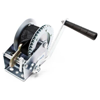 Handseilwinde Bis 550kg Übersetzung 4,1:1 160x131x219mm, Winde Mit 7m Zugband, Seilwinde Handbetrieben, Handseilzug Effizient, Forstseilwinde - Wiltec Handseilwinde Bis 550kg Übersetzung 4,1:1 160x131x219mm, Winde Mit 7m Zugband, Seilwinde Handbetrieben, Handseilzug Effizient, Forstseilwinde - Wiltec