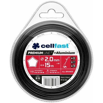 Cellfast - C.żyłka tnąca 2,415m gw. premio - Faden für Rasentrimmer Cellfast - C.żyłka tnąca 2,415m gw. premio - Faden für Rasentrimmer
