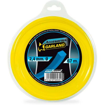 Garland 71023c6724 Hochwertiger Gelber 67m Rasen-Schneidfaden Garland 71023c6724 Hochwertiger Gelber 67m Rasen-Schneidfaden