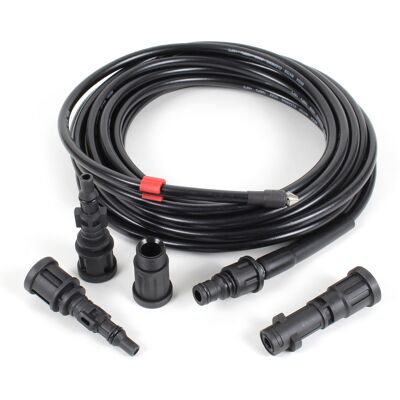 Wiltec Rohrreinigungsschlauch 15m Abflussreiniger Inkl. 4 Adapter Für Hochdruckreiniger 160bar Wiltec Rohrreinigungsschlauch 15m Abflussreiniger Inkl. 4 Adapter Für Hochdruckreiniger 160bar