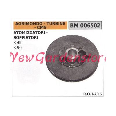 NEWGARDEN Riemenscheibe Agrimondo Nebelgebläse Motor Gebläse K45 90 006502 NEWGARDEN Riemenscheibe Agrimondo Nebelgebläse Motor Gebläse K45 90 006502