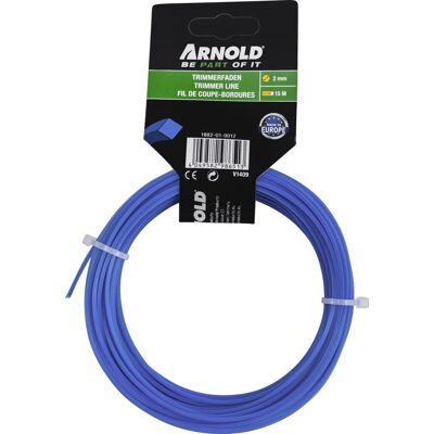 2,0 Mm × 15 M Quadratischer Trimmerfaden Aus Nylon Arnold 2,0 Mm × 15 M Quadratischer Trimmerfaden Aus Nylon Arnold
