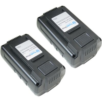 2x Trade-shop Premium Li-ion Akku 36v / 3000mah / 108wh Für Al-ko Akku Grastrimmer Gt 36 Li, Akku Heckenschere Ht 36 Li, Akku Laubbläser Lb 36 Li, Moweo 3.85 Li, Energyflex-serie 2x Trade-shop Premium Li-ion Akku 36v / 3000mah / 108wh Für Al-ko Akku Grastrimmer Gt 36 Li, Akku Heckenschere Ht 36 Li, Akku Laubbläser Lb 36 Li, Moweo 3.85 Li, Energyflex-serie