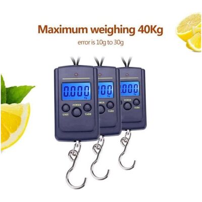 Generic Weiheng Wh-a01l Tragbare Elektrische Digitale Hängewaage Aus Kunststoff Mit Hakenwerkzeug Für Angelgepäck-fut Generic Weiheng Wh-a01l Tragbare Elektrische Digitale Hängewaage Aus Kunststoff Mit Hakenwerkzeug Für Angelgepäck-fut