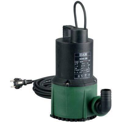 Dab - Nova 180 M-na Tauchpumpe - 4.800 L/std. - 190w - Korngröße 5 Mm - Förderhöhe 4,9 M - Tauchwasserpumpe Dab - Nova 180 M-na Tauchpumpe - 4.800 L/std. - 190w - Korngröße 5 Mm - Förderhöhe 4,9 M - Tauchwasserpumpe