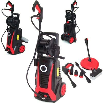 Apex - Hochdruckreiniger 2500w Schlauchtrommel 8m Schlauch 56031 Flächenreiniger Bürste Apex - Hochdruckreiniger 2500w Schlauchtrommel 8m Schlauch 56031 Flächenreiniger Bürste