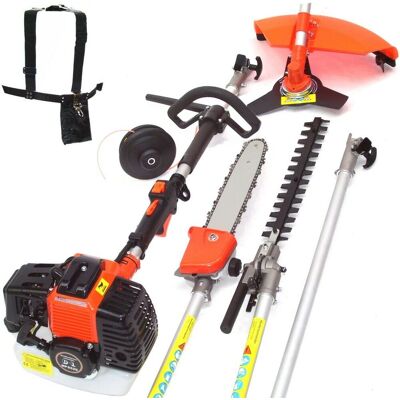 Apex - Benzin Motorsense Multitool 5in1 Freischneider 55879 Heckenschere Motorsäge Säge Apex - Benzin Motorsense Multitool 5in1 Freischneider 55879 Heckenschere Motorsäge Säge