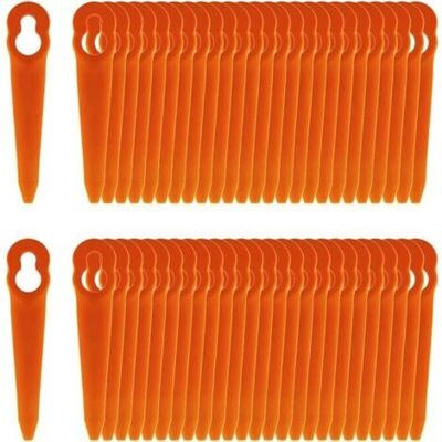 SANS MARQUE 100er-packung Nylon-schneidmesser Für Stihl Polycut 2-2 Und 3-2 Rasentrimmer – Kompatibel Mit Fsa 45, 57 Und Fse 52 – Für Einen Sauberen Und Dauerhaften Schnitt SANS MARQUE 100er-packung Nylon-schneidmesser Für Stihl Polycut 2-2 Und 3-2 Rasentrimmer – Kompatibel Mit Fsa 45, 57 Und Fse 52 – Für Einen Sauberen Und Dauerhaften Schnitt