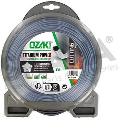 OZAKI - TITANIUM POWER - 3.5mm - 45m - Trimmer line OZAKI - TITANIUM POWER - 3.5mm - 45m - Trimmer line
