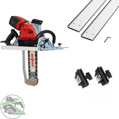 Mafell Zimmerei Kettensäge Zsx Ec 400 Hm + Führungsschiene 3m 2tlg + Adapterpaar Mafell Zimmerei Kettensäge Zsx Ec 400 Hm + Führungsschiene 3m 2tlg + Adapterpaar