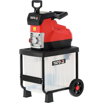 YATO Leiser Elektro-gartenhäcksler, Schredder 2800 W, Max. 45 Mm YATO Leiser Elektro-gartenhäcksler, Schredder 2800 W, Max. 45 Mm