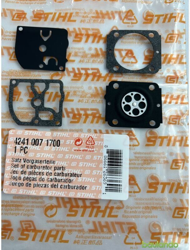 Vergaser Reparatursatz Membran Satz 42410071700 BG56/86 sh fc hl hs - Stihl