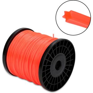 Swanew - Trimmerfaden 100M Stern 2.4mm Mähfaden für Motorsense Nylon Rolle Trimmer