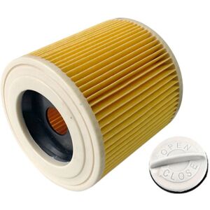 Trade-shop - Patronen-Filter inkl. Verschlussschraube für Kärcher wd 2.200 wd 2.240 wd 2.250 wd 2.400 m wd 2.500 m wd 3 wd 3 Battery / Premium / Set