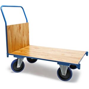 XPOTOOL Transportwagen Plattformwagen 100 x 60 cm mit 600 kg Tragkraft, Griff und Bremse Transportkarre