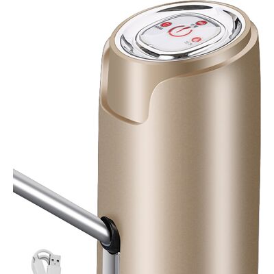 JUTE Flaschenwasserpumpe, Elektrischer Wasserspender, Intelligente Dosierpumpe Für Mineralwasser, Große Flaschenwasserpumpe, Saugvorrichtung Für Wasserspender Intelligentes Dosiermodell C011, Gold. JUTE Flaschenwasserpumpe, Elektrischer Wasserspender, Intelligente Dosierpumpe Für Mineralwasser, Große Flaschenwasserpumpe, Saugvorrichtung Für Wasserspender Intelligentes Dosiermodell C011, Gold.