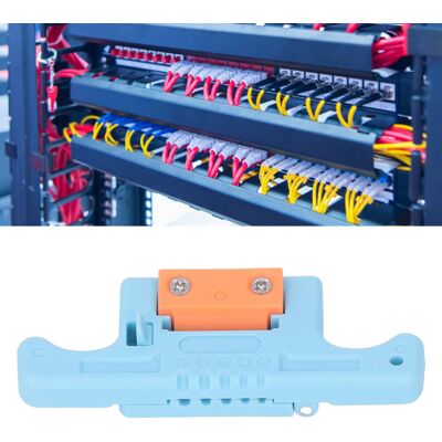 JUTE Glasfaserkabelabisolierer 1,9–3,0 Mm, Längsöffnungsmesser Aua-05, Abisoliermesser Für Die Bündelmitte, Blau JUTE Glasfaserkabelabisolierer 1,9–3,0 Mm, Längsöffnungsmesser Aua-05, Abisoliermesser Für Die Bündelmitte, Blau