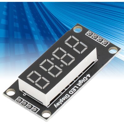 JUTE Tm1637 0,36 Zoll Vierstelliges Led-segmentanzeigemodul Mit Uhr Und Blauer Anzeige. JUTE Tm1637 0,36 Zoll Vierstelliges Led-segmentanzeigemodul Mit Uhr Und Blauer Anzeige.