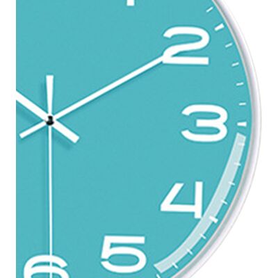 JUTE 12-zoll-wohnzimmerwanduhr, Schlichtes Design, Kunststoffuhr Für Zuhause, Geräuschlose Quarzuhr, Exportfabrik, G2001, Grünes Zifferblatt, Weißer Rahmen. JUTE 12-zoll-wohnzimmerwanduhr, Schlichtes Design, Kunststoffuhr Für Zuhause, Geräuschlose Quarzuhr, Exportfabrik, G2001, Grünes Zifferblatt, Weißer Rahmen.