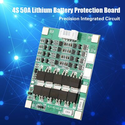 HEAT 4s 50a Lithium-batterieschutzplatine 3,7v Li-ionen-zelle Bms-leiterplatte HEAT 4s 50a Lithium-batterieschutzplatine 3,7v Li-ionen-zelle Bms-leiterplatte