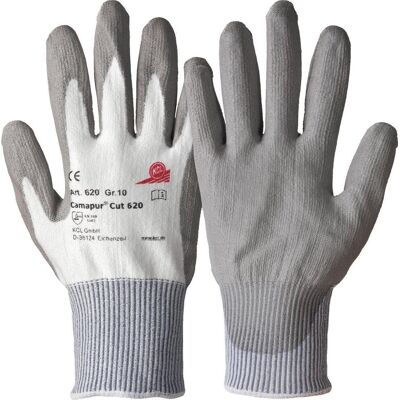 Fp - Schnittschutzhandschuhe Camapur Cut 620 Gr.10 Weiß/grau Hppe En 388 Kat.ii 10 Pa Fp - Schnittschutzhandschuhe Camapur Cut 620 Gr.10 Weiß/grau Hppe En 388 Kat.ii 10 Pa