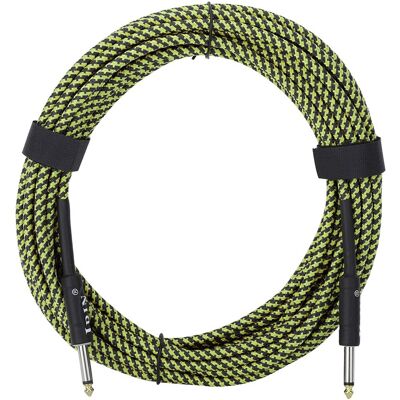 LEDE 32 Fuß Langes Universal-audiokabel Für E-gitarre, Bass, Klavier – Schwarzes Und Grünes Instrumentenkabel LEDE 32 Fuß Langes Universal-audiokabel Für E-gitarre, Bass, Klavier – Schwarzes Und Grünes Instrumentenkabel