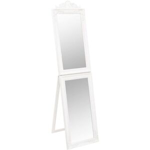 Standspiegel Weiß 45x180 Cm Vidaxl Standspiegel Weiß 45x180 Cm Vidaxl