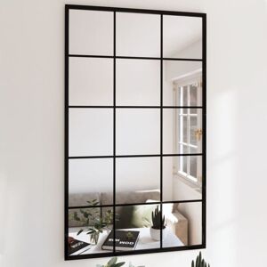 Wandspiegel 2 Stk. Schwarz 100x60 Cm Metall - Vidaxl Wandspiegel 2 Stk. Schwarz 100x60 Cm Metall - Vidaxl