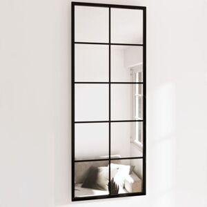 Wandspiegel 2 Stk. Schwarz 100x40 Cm Metall - Vidaxl Wandspiegel 2 Stk. Schwarz 100x40 Cm Metall - Vidaxl