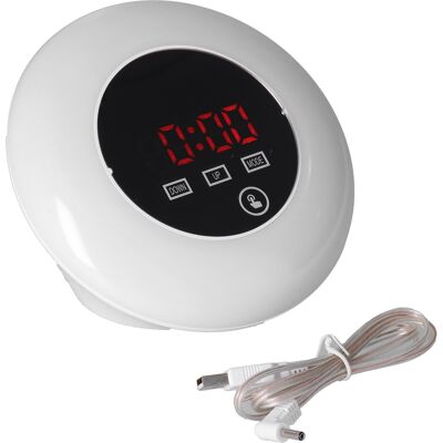 HEAT Led-digitalwecker Mit Spiegel, Thermometer Und 7 Farben Für Schlafzimmer Und Büro (rote Schrift) HEAT Led-digitalwecker Mit Spiegel, Thermometer Und 7 Farben Für Schlafzimmer Und Büro (rote Schrift)