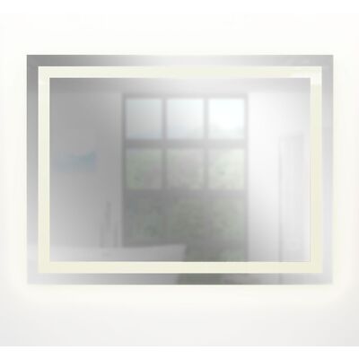 Acquavapore - Badspiegel, Badezimmer Spiegel, Leuchtspiegel Mit Spiegelheizung 70x50cm Lsp03 Mit Spiegelheizung Acquavapore - Badspiegel, Badezimmer Spiegel, Leuchtspiegel Mit Spiegelheizung 70x50cm Lsp03 Mit Spiegelheizung