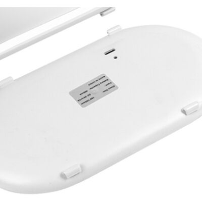 HEAT Auto-sonnenblende Mit Led-beleuchtetem Spiegel Und Touch-schalter, Hd-glas, Universeller Blendfreier Kosmetik-rückspiegel, Weiß HEAT Auto-sonnenblende Mit Led-beleuchtetem Spiegel Und Touch-schalter, Hd-glas, Universeller Blendfreier Kosmetik-rückspiegel, Weiß