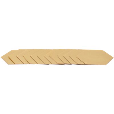 HEAT Set Mit 4 Goldenen, Sechseckigen Acryl-spiegel-wandaufklebern, 12,6 Cm, Abnehmbare Wanddekoration Für Zuhause HEAT Set Mit 4 Goldenen, Sechseckigen Acryl-spiegel-wandaufklebern, 12,6 Cm, Abnehmbare Wanddekoration Für Zuhause