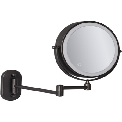 OEM Doppelseitiger, Klappbarer Wandspiegel Mit 10 Led-leuchten, Usb-aufladbar, 360°-drehung, Zum Schminken Und Rasieren OEM Doppelseitiger, Klappbarer Wandspiegel Mit 10 Led-leuchten, Usb-aufladbar, 360°-drehung, Zum Schminken Und Rasieren