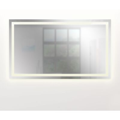 Acquavapore - Badspiegel, Badezimmer Spiegel, Badezimmerspiegel Leuchtspiegel 100x70cm Lsp03 Ohne Spiegelheizung Acquavapore - Badspiegel, Badezimmer Spiegel, Badezimmerspiegel Leuchtspiegel 100x70cm Lsp03 Ohne Spiegelheizung