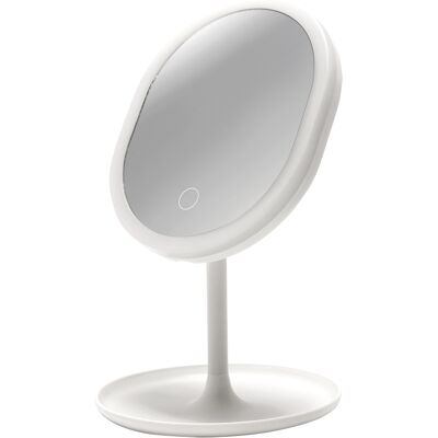 Led-kosmetikspiegel Mit Beleuchtung Zum Schminken, Weiß, Princessa Led Ideus 03822 Led-kosmetikspiegel Mit Beleuchtung Zum Schminken, Weiß, Princessa Led Ideus 03822