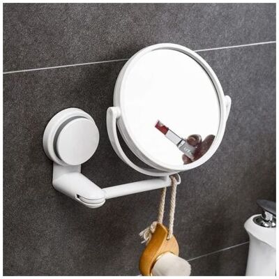 BOBYPET Lablanc – Wandspiegel Mit Saugnapf Für Badezimmer, Schminkspiegel, 360°-wandspiegel, Doppelseitiger Vergrößerungsspiegel, Bürospiegel, Tischspiegel BOBYPET Lablanc – Wandspiegel Mit Saugnapf Für Badezimmer, Schminkspiegel, 360°-wandspiegel, Doppelseitiger Vergrößerungsspiegel, Bürospiegel, Tischspiegel