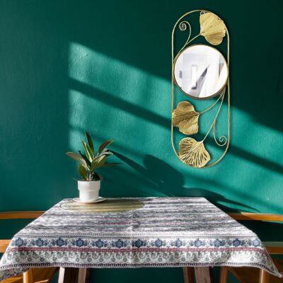 JUTE Lichtbeständiger Wandspiegel Aus Metallblech, Moderner Und Künstlerischer Dekospiegel Für Schlafzimmer, Wohnzimmer Oder Büro JUTE Lichtbeständiger Wandspiegel Aus Metallblech, Moderner Und Künstlerischer Dekospiegel Für Schlafzimmer, Wohnzimmer Oder Büro