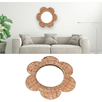 JUTE Instagram-tauglicher Wandspiegel, Kreativer Schminkspiegel Aus Schmiedeeisen Im Chinesischen Stil Zur Wanddekoration Im Wohnzimmer/gästezimmer/kinderzimmer. JUTE Instagram-tauglicher Wandspiegel, Kreativer Schminkspiegel Aus Schmiedeeisen Im Chinesischen Stil Zur Wanddekoration Im Wohnzimmer/gästezimmer/kinderzimmer.