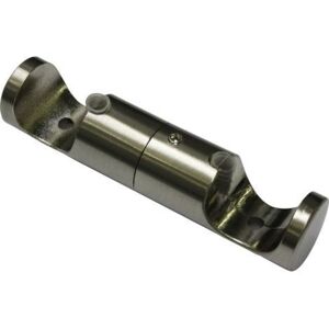 GARDINIA Deckenträger Adapter - Verbindungselement für Gardinenstangen - Silberfarben GARDINIA Deckenträger Adapter - Verbindungselement für Gardinenstangen - Silberfarben