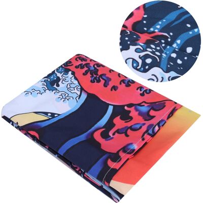 HEAT Multifunktionale Wandmatte, Strandtuch, Weiche Decke, Vorhang, Türdekoration, Wohnhintergrund, 200 X 150 Cm HEAT Multifunktionale Wandmatte, Strandtuch, Weiche Decke, Vorhang, Türdekoration, Wohnhintergrund, 200 X 150 Cm
