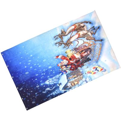 HEAT Weihnachtlicher Duschvorhang, Kein Bohren Erforderlich, Festliches Muster, Wasserdicht, Für Badezimmer, Hotel, Zuhause HEAT Weihnachtlicher Duschvorhang, Kein Bohren Erforderlich, Festliches Muster, Wasserdicht, Für Badezimmer, Hotel, Zuhause