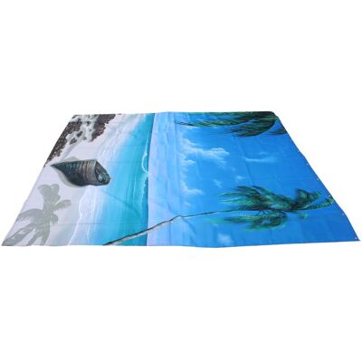 HEAT Duschvorhang Mit Haken, Kein Bohren Erforderlich, Badezimmeraccessoire, 180 X 180 Cm Set, Ringe Inklusive HEAT Duschvorhang Mit Haken, Kein Bohren Erforderlich, Badezimmeraccessoire, 180 X 180 Cm Set, Ringe Inklusive