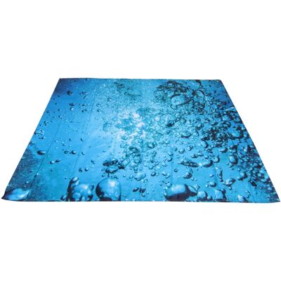 HEAT Dicker, Wasserdichter Duschvorhang Mit Haken, Badezimmerdekoration, 150 X 180 Cm HEAT Dicker, Wasserdichter Duschvorhang Mit Haken, Badezimmerdekoration, 150 X 180 Cm