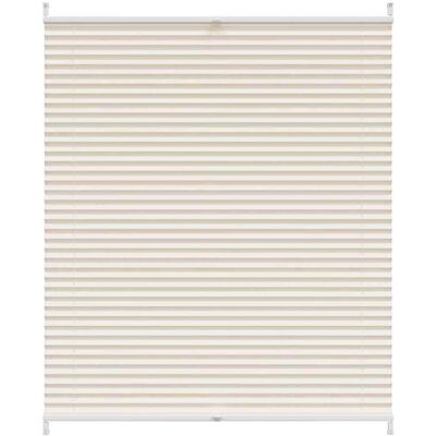 vidaXL Plisse Vorhang 110x150cm Creme Fensterrollo Sonnenschutz vidaXL Plisse Vorhang 110x150cm Creme Fensterrollo Sonnenschutz