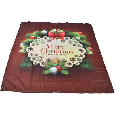 HEAT Weihnachtsvorhang Aus Polyesterfaser Mit 3d-digitaldruck, Motiv: Fröhliche Weihnachten, Individueller Vorhang Für Veranda, Balkon, 170 X 200 Cm, Weihnachten 8 HEAT Weihnachtsvorhang Aus Polyesterfaser Mit 3d-digitaldruck, Motiv: Fröhliche Weihnachten, Individueller Vorhang Für Veranda, Balkon, 170 X 200 Cm, Weihnachten 8