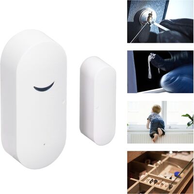 JUTE Tür- Und Fensteralarm, Intelligenter Magnet Für Kühlschranktüren Und Fenster Zur Haussicherheit, Drahtlose Verbindung Zum Mobiltelefon JUTE Tür- Und Fensteralarm, Intelligenter Magnet Für Kühlschranktüren Und Fenster Zur Haussicherheit, Drahtlose Verbindung Zum Mobiltelefon