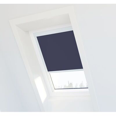 AVOSDIM Blaues Verdunkelungsrollo Für Velux ® Dachfenster - Ck04 - Weißer Rahmen AVOSDIM Blaues Verdunkelungsrollo Für Velux ® Dachfenster - Ck04 - Weißer Rahmen