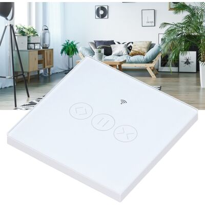 JUTE Intelligenter Schalter Für Vorhänge, Rollos Und Jalousien Drahtlose Wlan-touchsteuerung Per App Eu-stecker 90–250 V Weiß JUTE Intelligenter Schalter Für Vorhänge, Rollos Und Jalousien Drahtlose Wlan-touchsteuerung Per App Eu-stecker 90–250 V Weiß