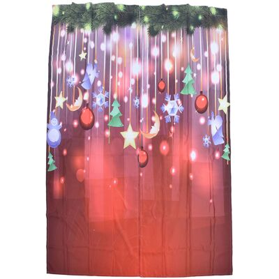 HEAT Weihnachtliche Vorhänge, Individuell Gestaltet, Kreativ, 3d-digitaldruck, Verdunkelnd, Wasserdicht, 150 X 166 Cm / 59,1 X 65,4 Zoll HEAT Weihnachtliche Vorhänge, Individuell Gestaltet, Kreativ, 3d-digitaldruck, Verdunkelnd, Wasserdicht, 150 X 166 Cm / 59,1 X 65,4 Zoll